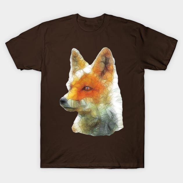 abstract fox T-Shirt by Ancello